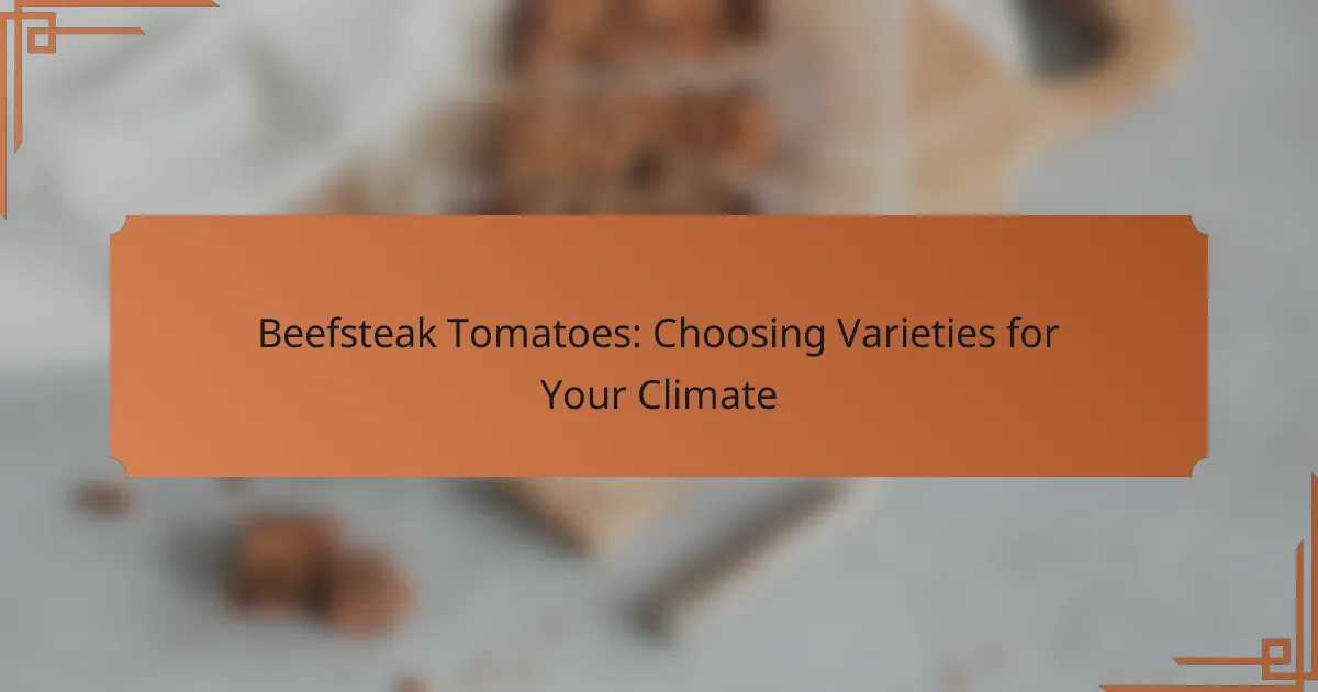 Beefsteak Tomatoes: Choosing Varieties for Your Climate